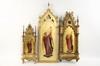 Appraisal: OOPs - Lot of late th c Gothic gold leaf