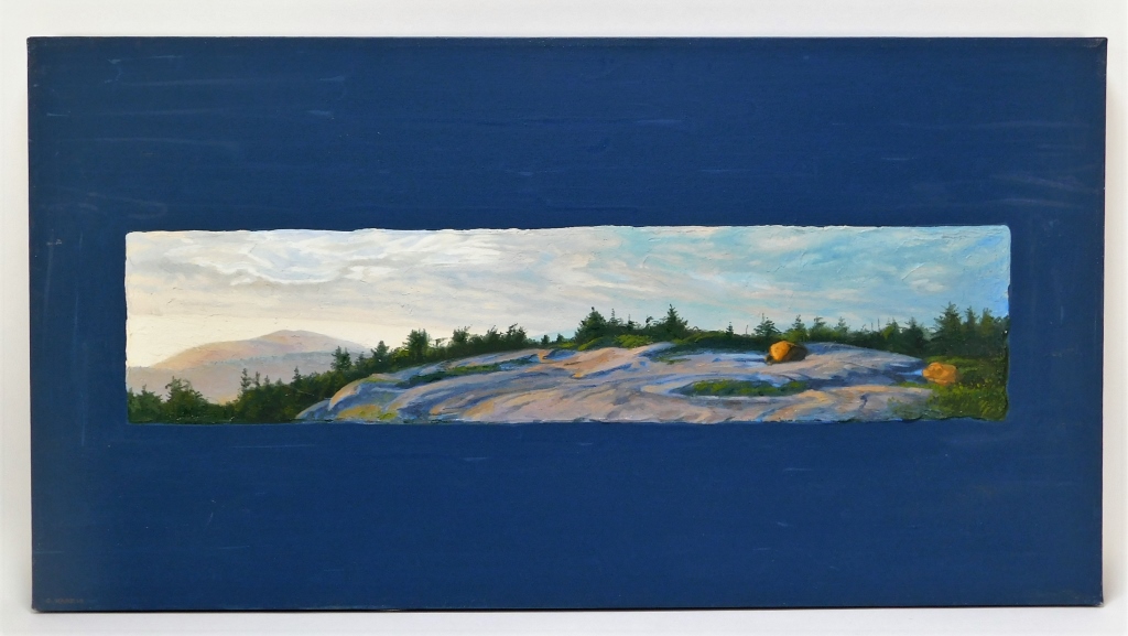 Appraisal: CONLEY HARRIS TWILIGHT MOUNTAIN LANDSACPE PAINTING New England b Impressionist