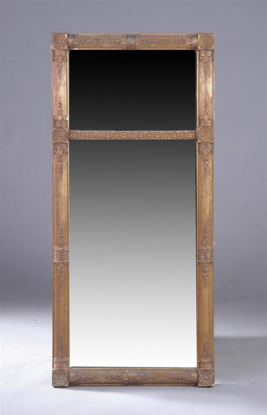 Appraisal: RENAISSANCE REVIVAL GILT AND COMPOSITION WALL MIRROR late th century