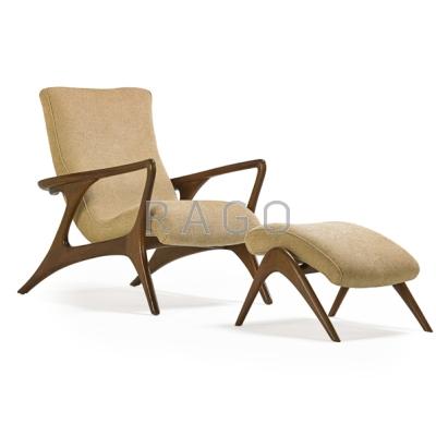 Appraisal: VLADIMIR KAGAN b KAGAN-DREYFUSS Contour lounge chair no E and