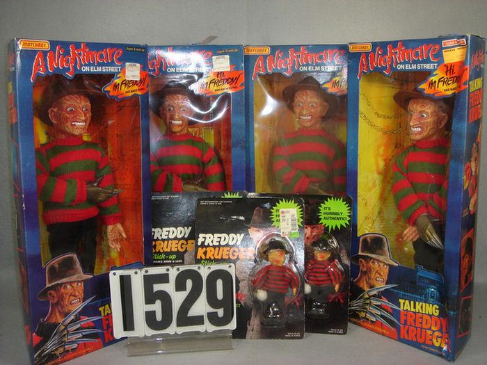 Appraisal: Lot of Freddy Krueger related dolls consisting of Matchbox Talking