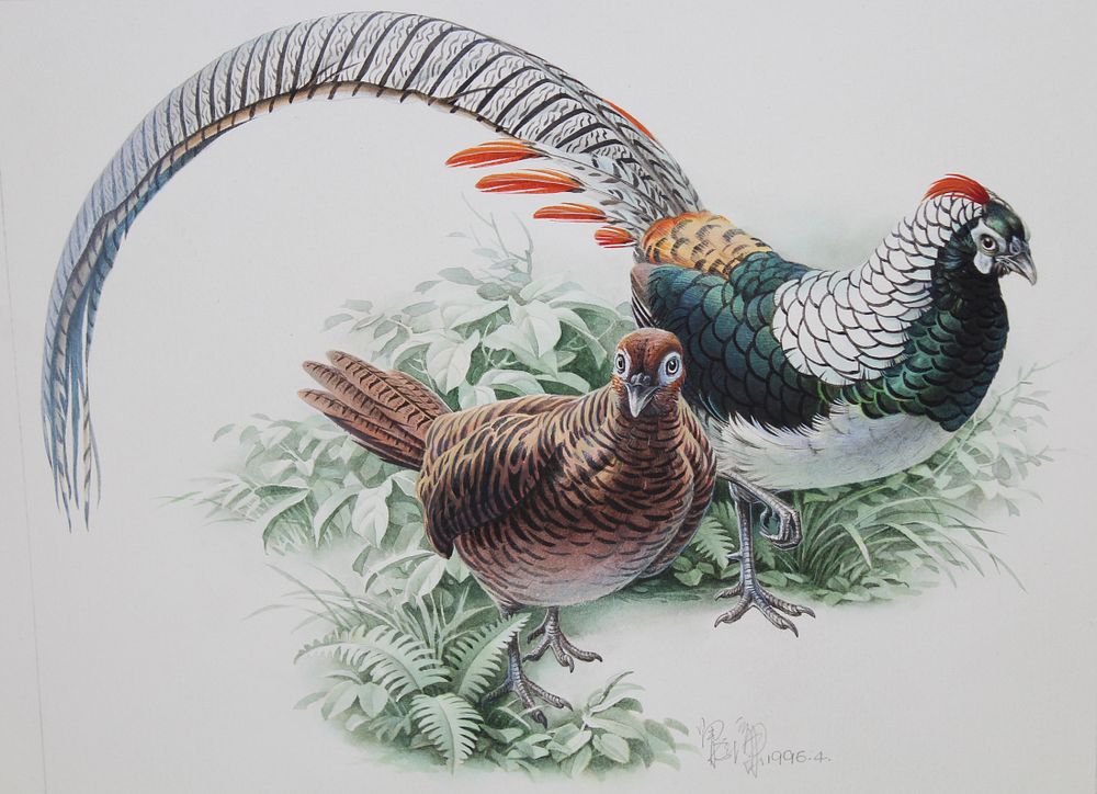 Appraisal: Zeng Xiaolian B Chinese Copper Pheasant Zeng Xiaolian Chinese B