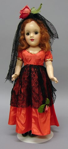 Appraisal: The Carmen Doll inspired by Rita Hayworth Uneeda Doll Co