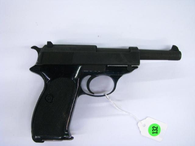 Appraisal: Walther model P semi-automatic pistol mm para serial number satin