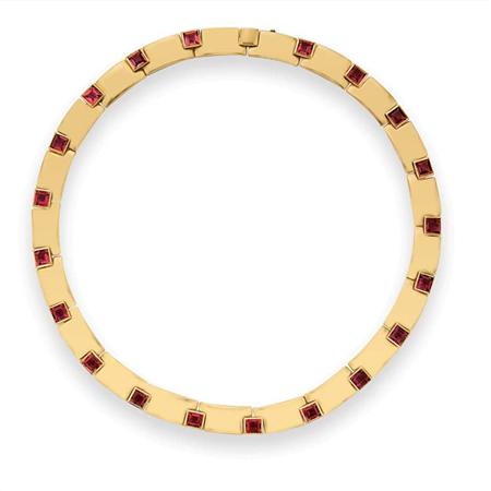 Appraisal: Gold and Pink Tourmaline Necklace Chaumet Estimate -