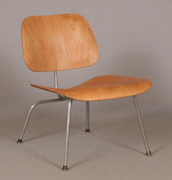 Appraisal: Charles and Ray Eames LCM lounge chair for Herman Miller