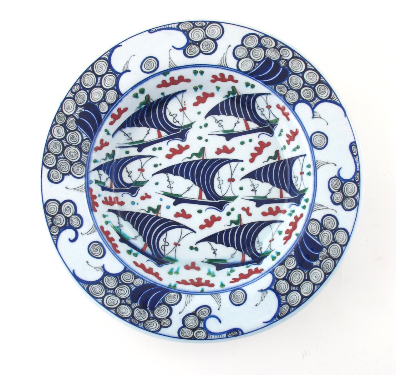 Appraisal: A modern Iznik charger by Jun Takegoshi