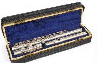 Appraisal: Gemeinhardt M S Solid Silver Flute Being an intermediate soprano