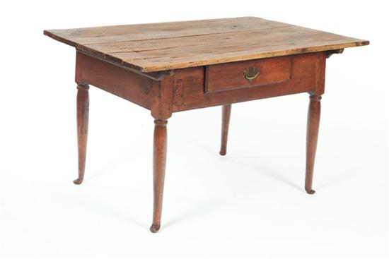 Appraisal: QUEEN ANNE WORK TABLE American late th-early th century pine