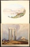 Appraisal: GRAND TOUR W C's - Oval View marked Pallanza Italy