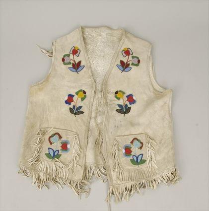 Appraisal: Northern Plains Vest with Bead Decoration x in