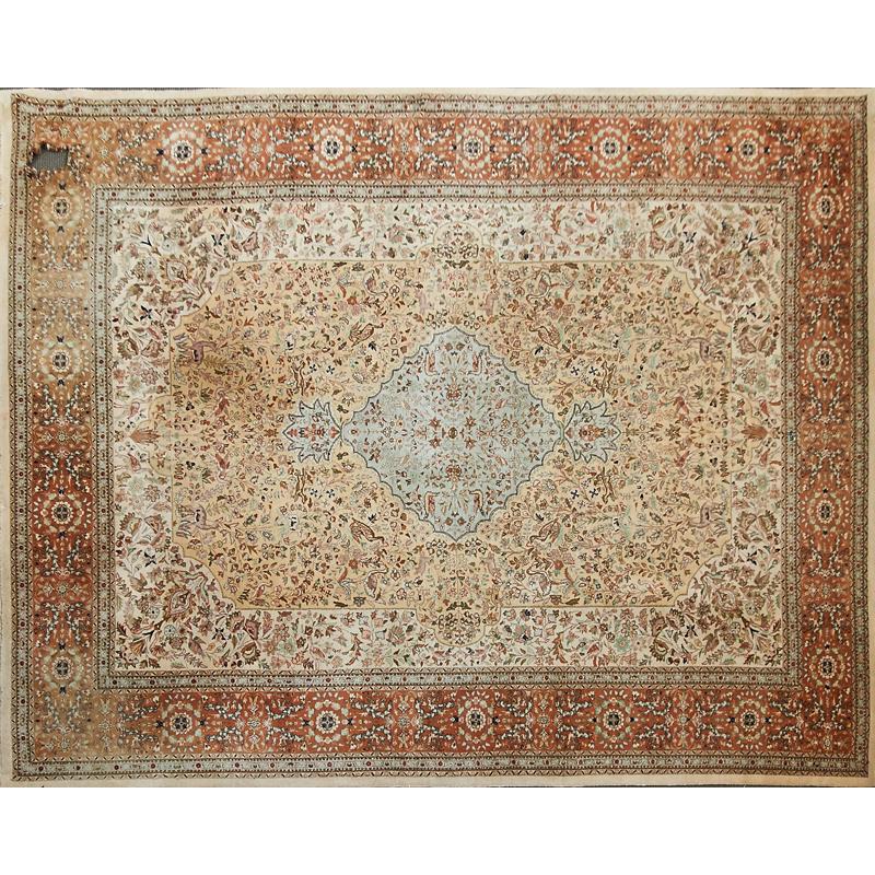 Appraisal: TABRIZ ORIENTAL ROOM SIZE RUG Condition Report