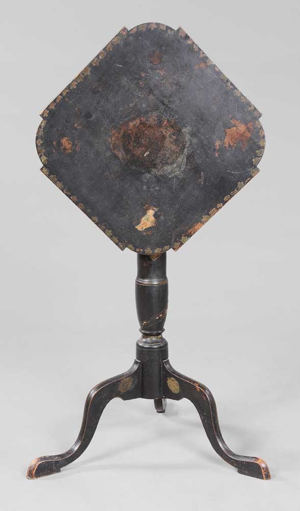 Appraisal: Fine American Candle Stand in Original Surface early th century