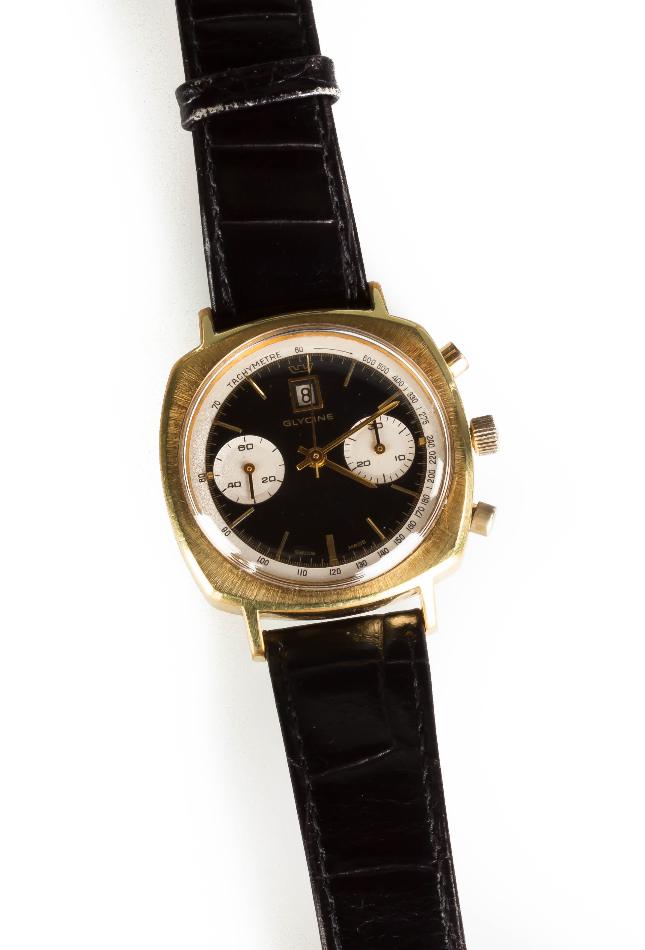 Appraisal: Glycine -Dial Chrono Watch