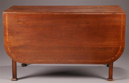 Appraisal: CHIPPENDALE DROP LEAF TABLE English late th century mahogany pine