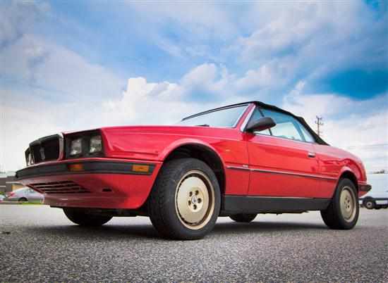 Appraisal: Maserati Biturbo Spyder convertible automobile V I N ZAMFN KA