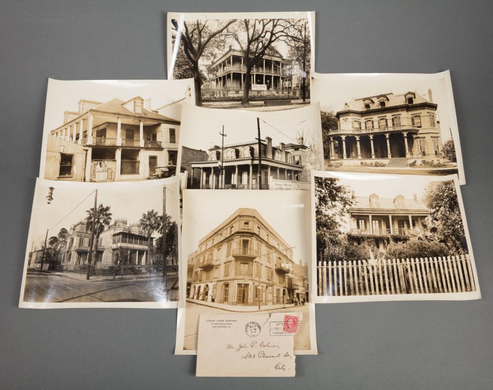 Appraisal: Large Group of New Orleans Architectural Photographs gelatin silver prints