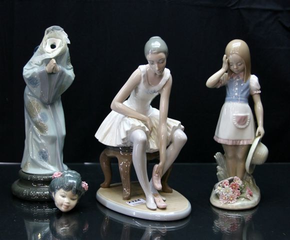 Appraisal: A Lladro Nao figure of a ballerina cm high together