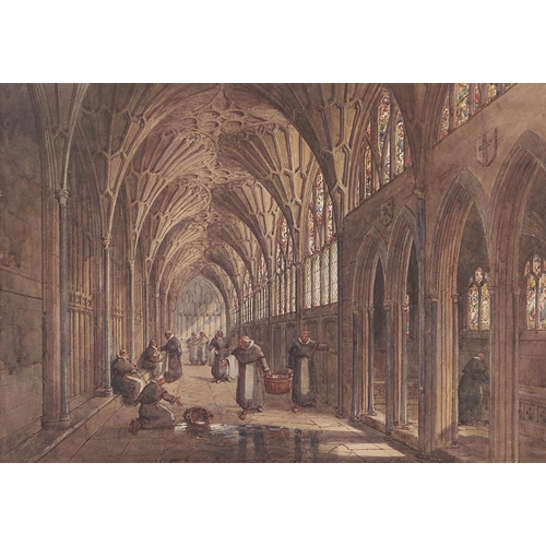 Appraisal: Alfred Edward Parkman - - The Lavatorium Gloucester Cathedral signed