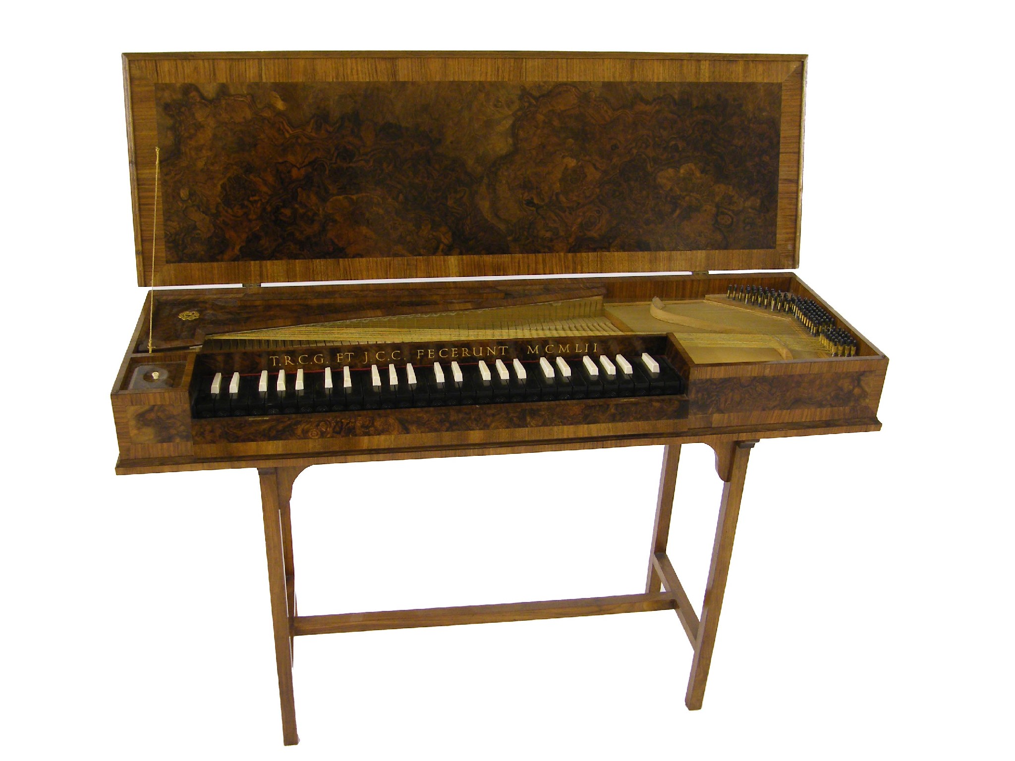 Appraisal: A small unfretted clavichord by Thomas Goff and Joseph Cobby