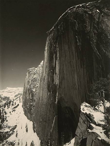 Appraisal: Ansel Adams American - Monolith-the face of Half Dome Yosemite