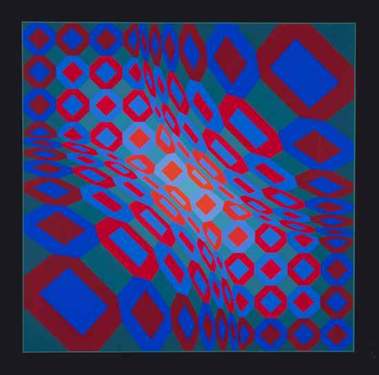 Appraisal: Victor Vasarely - Enigmes the complete portfolio comprising eight silkscreens