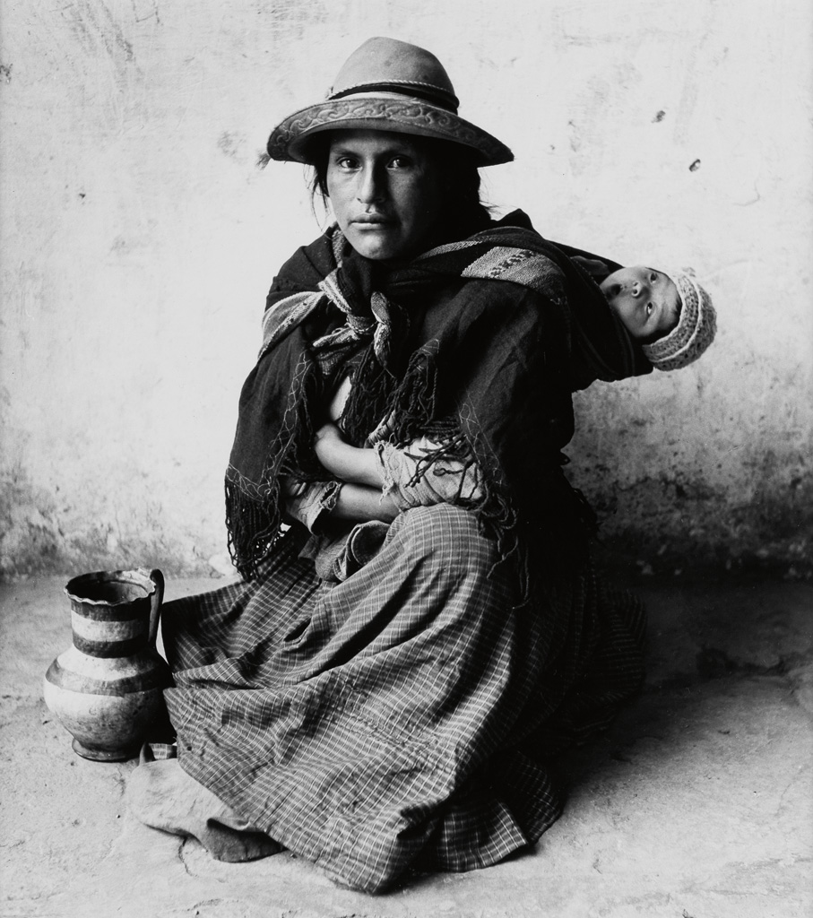 Appraisal: IRVING PENN - Young woman with baby on her back