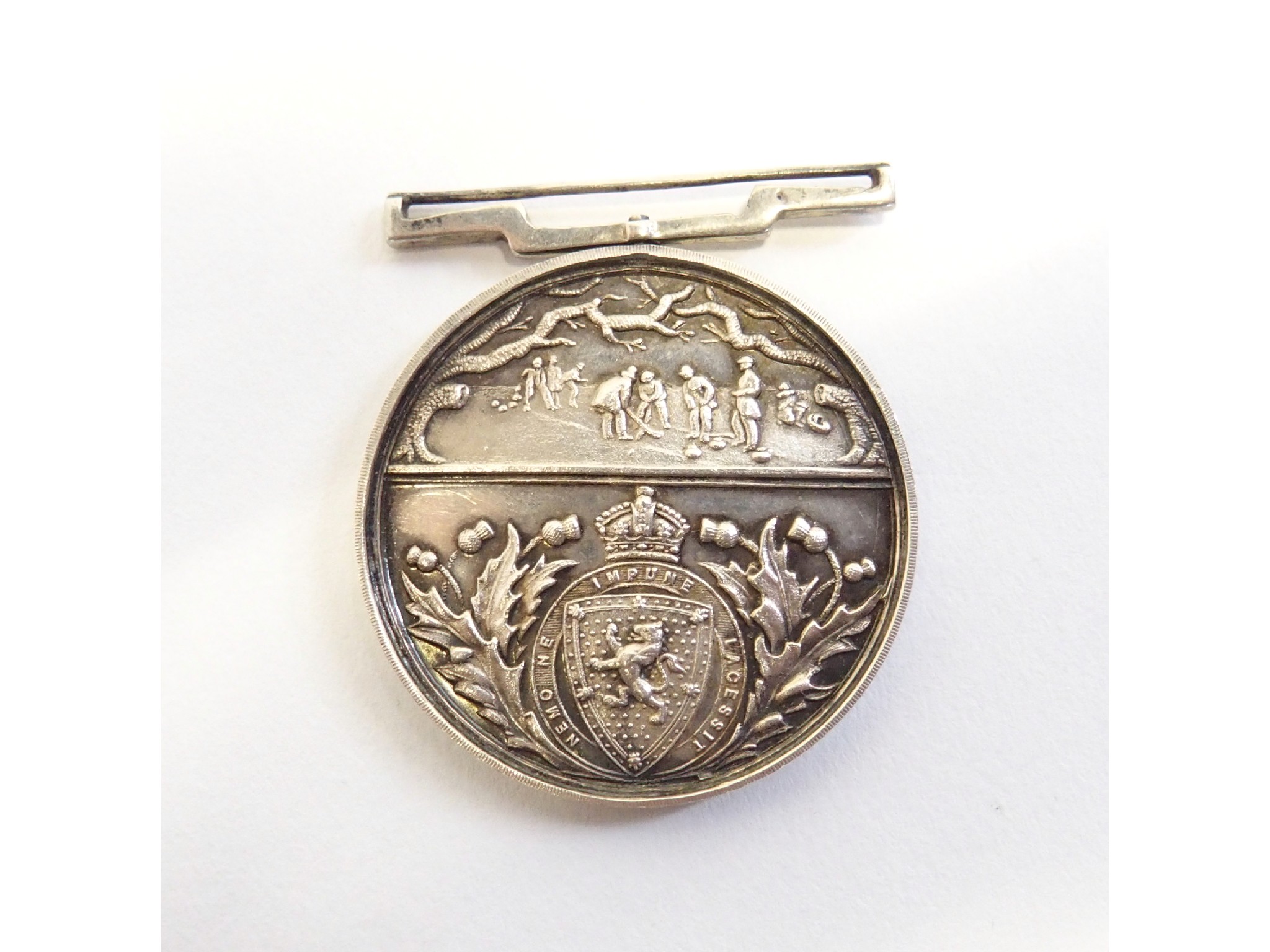 Appraisal: A silver Royal Caledonian Curling Club medal