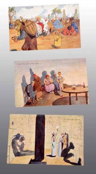 Appraisal: Lot of Vintage Middle Eastern Theme Postcards Description Wonderful illustrations