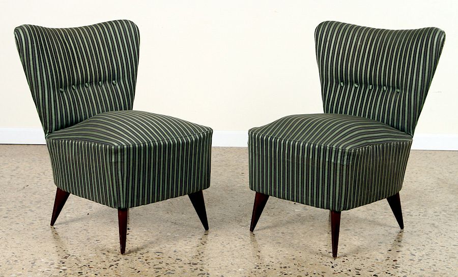 Appraisal: PAIR OF ITALIAN SIDE CHAIRS BY VERONESE C A pair