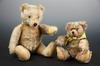 Appraisal: TEDDY BEARS - Lot of two early th c mohair