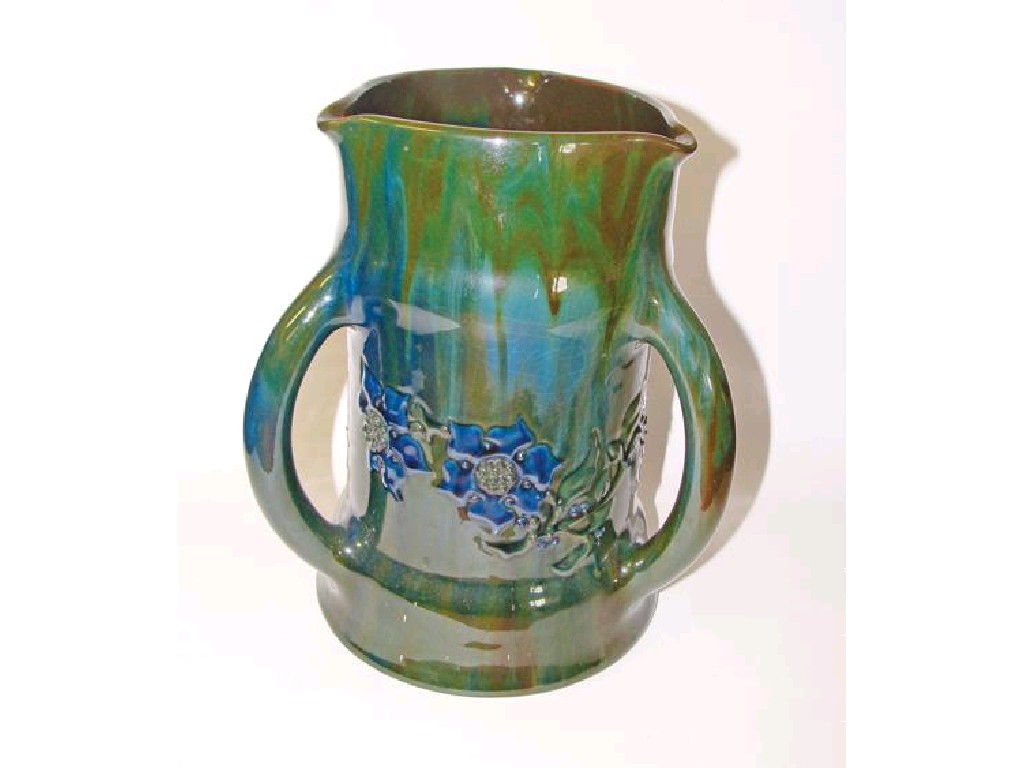 Appraisal: ELTON WARE A LARGE TYG with all over lustrous green