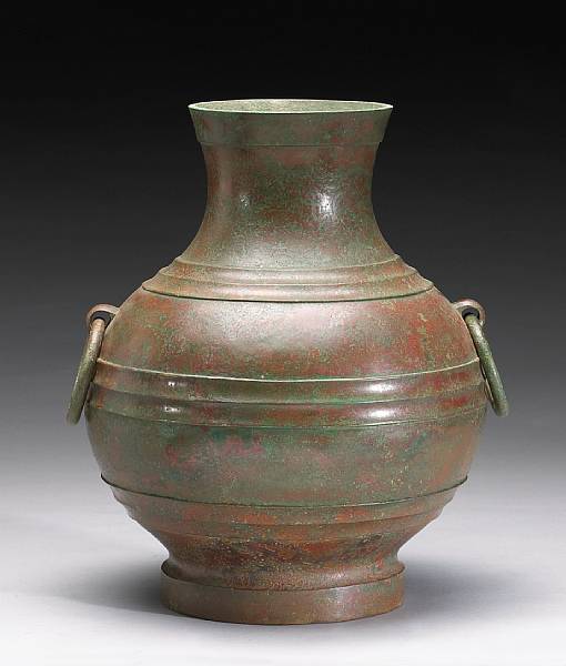 Appraisal: Bronzes Property from a Pennsylvania Collection Han Dynasty Its waisted