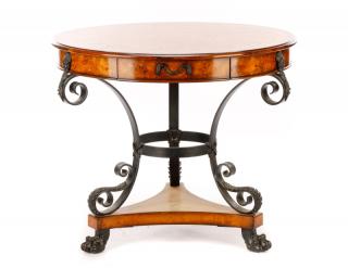 Appraisal: Theodore Alexander Empire Style Occasional Table Theodore Alexander American -