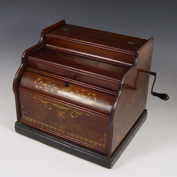 Appraisal: 'THE IMPROVED CELESTINA'' HAND ORGAN Sold with paper rolls Approx