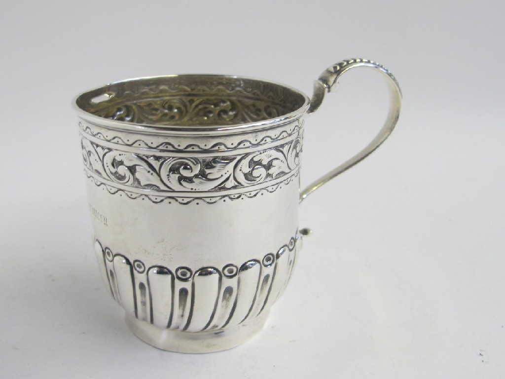 Appraisal: Silver Christening mug Sheffield