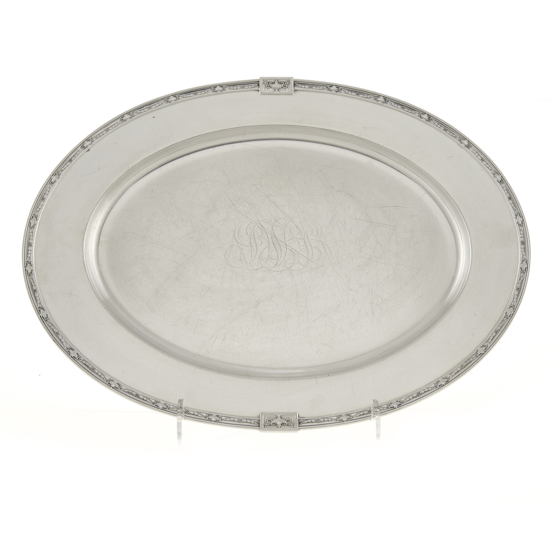 Appraisal: A Gorham sterling oval platter the dish form with an