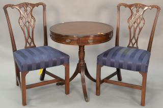 Appraisal: Kittinger three piece lot include two side chairs and a