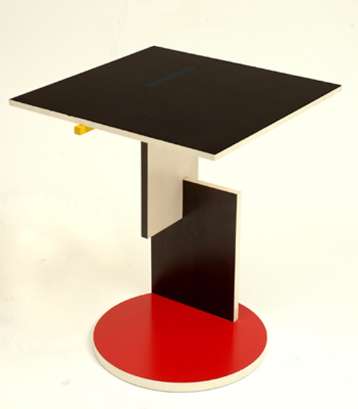 Appraisal: A GERRIT RIETVELD SIDE TABLE By Cassina The square top