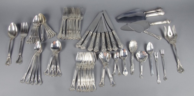 Appraisal: Gorham Chantilly Sterling FlatwareIncluding luncheon forks luncheon knives dessert forks