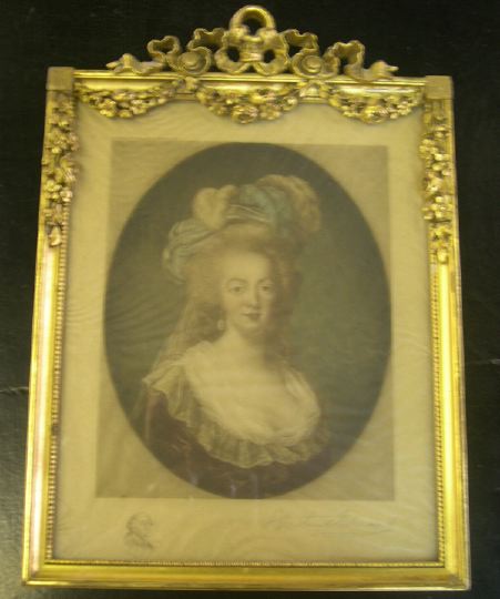 Appraisal: After Elisabeth Vigee-LeBrun French - Portrait of Queen Marie Antoinette