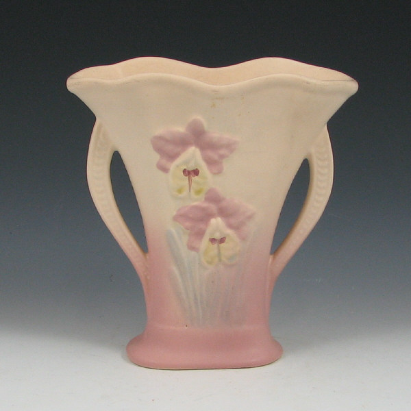 Appraisal: Hull Orchid - Vase - Mint Orchid vase in cream