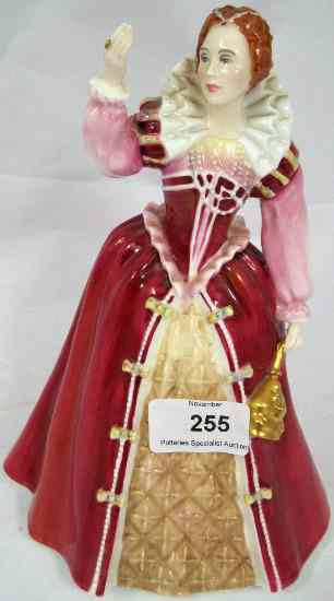 Appraisal: Royal Doulton Figure H M Queen Elizabeth I HN Boxed