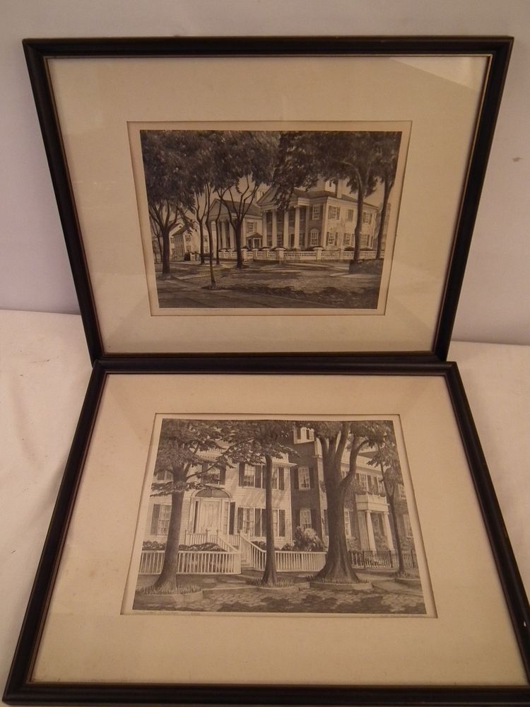 Appraisal: RUTH H SUTTON NANTUCKET PRINTS Nantucket black and white limited