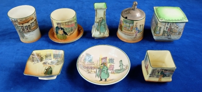 Appraisal: A collection of Royal Doulton Dickens seriesware items to include