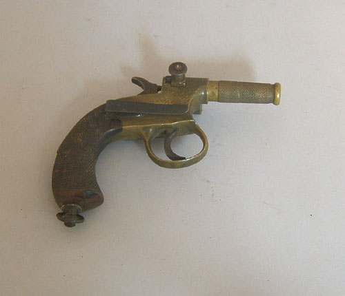 Appraisal: British hose-nozzle pistol stamped WD under an arrow barrel -