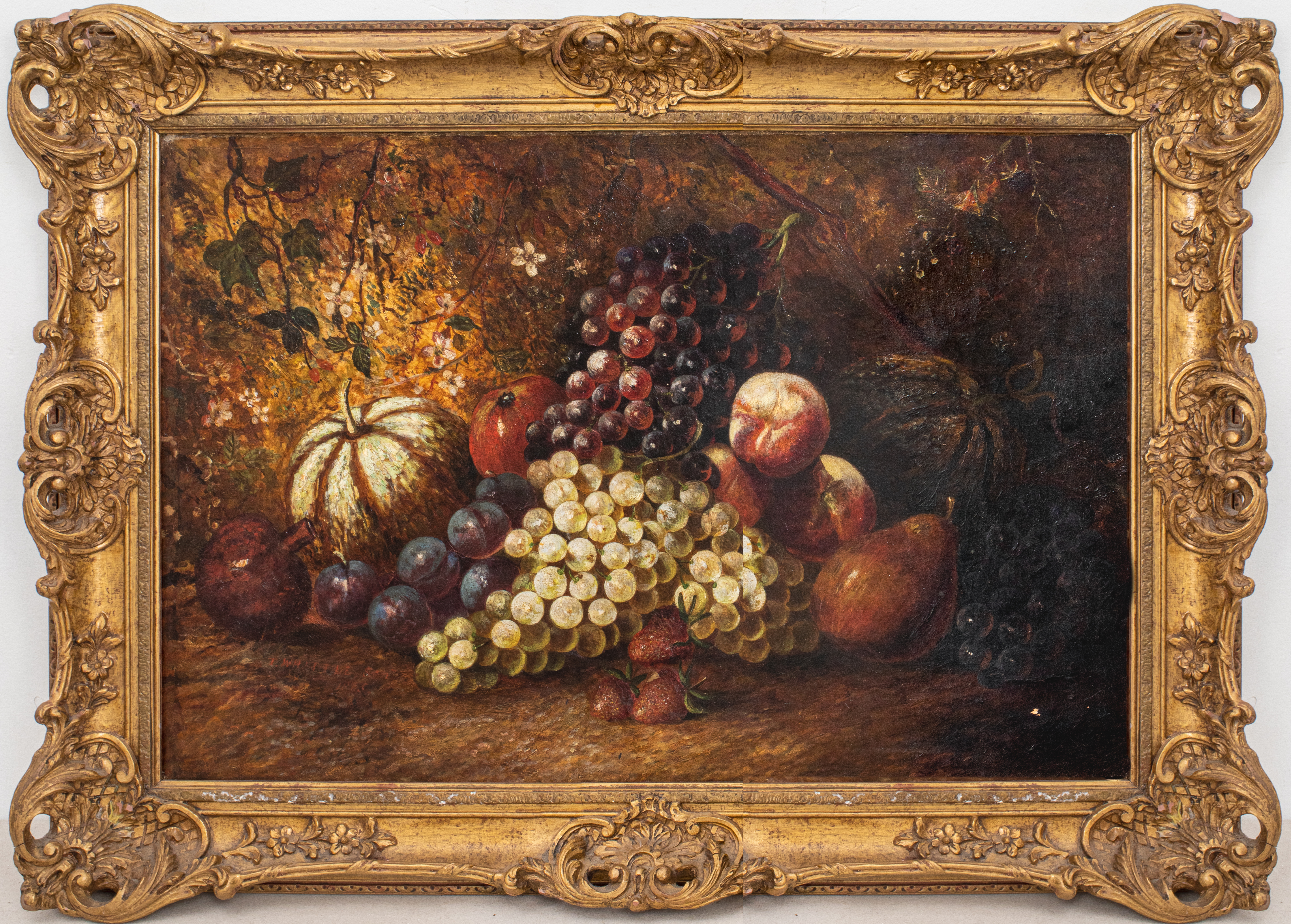 Appraisal: THOMAS WHITTLE SON STILL LIFE OIL ON CANVAS Thomas Whittle