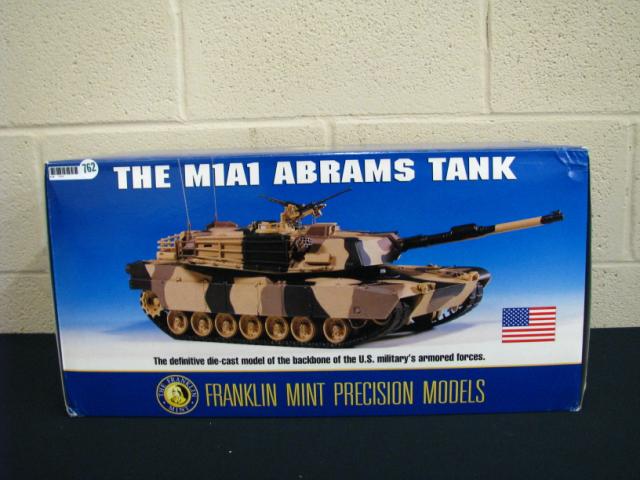 Appraisal: Franklin Mint M -A Abrams Tank scale Desert Camo new