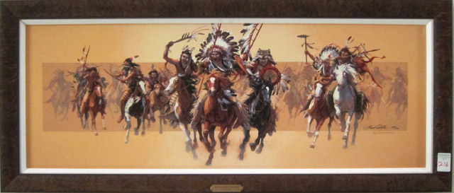 Appraisal: BEV DOOLITTLE GICLEE ON CANVAS California born Titled Beyond Negotiations