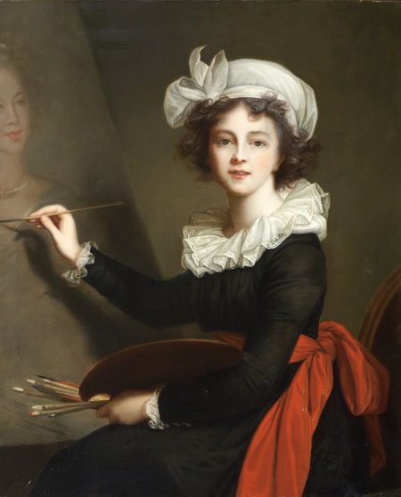 Appraisal: AFTER ELISABETH LOUISE VIGEE-LEBRUN TH CENTURY Portrait of the artist